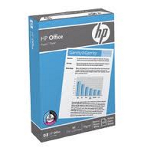 Papeles bond cortados hewlett packard doblecarta c/2500